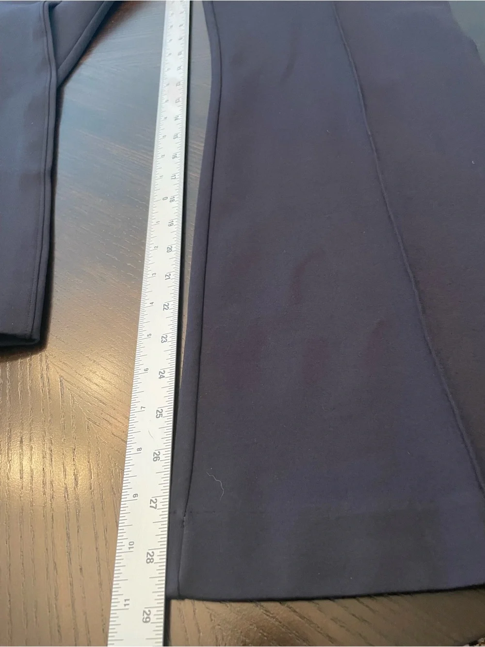 SPANX Perfect Pant High Rise Flare Ponte Navy Blue size XLP